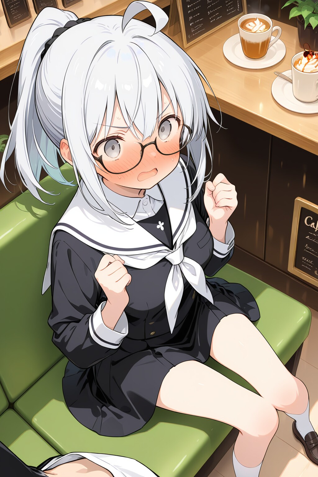 『ア、アノ……ヨカッタラ、私ト、付キ合ッテ下サイ……！』タチアナ（留学生） | の人気AIイラスト・グラビア