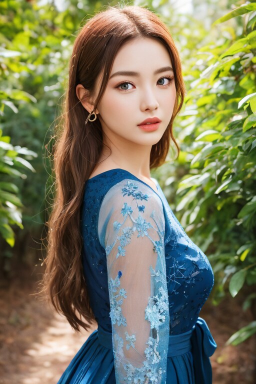 青い服の女性(ひと)