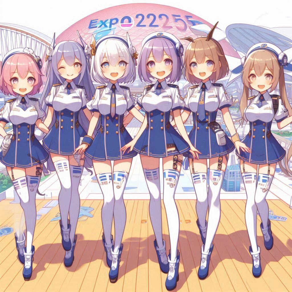 会場係員の制服(空想)