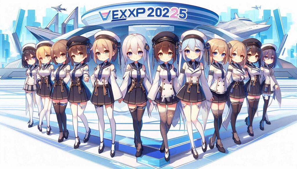 会場係員の制服(空想)