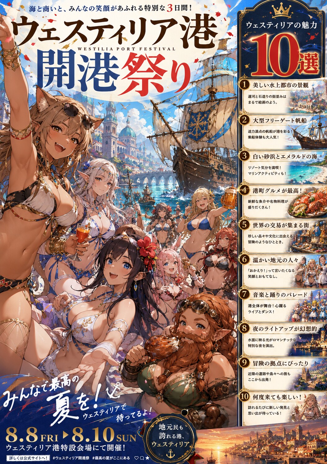 ウェステリア湾開港祭り