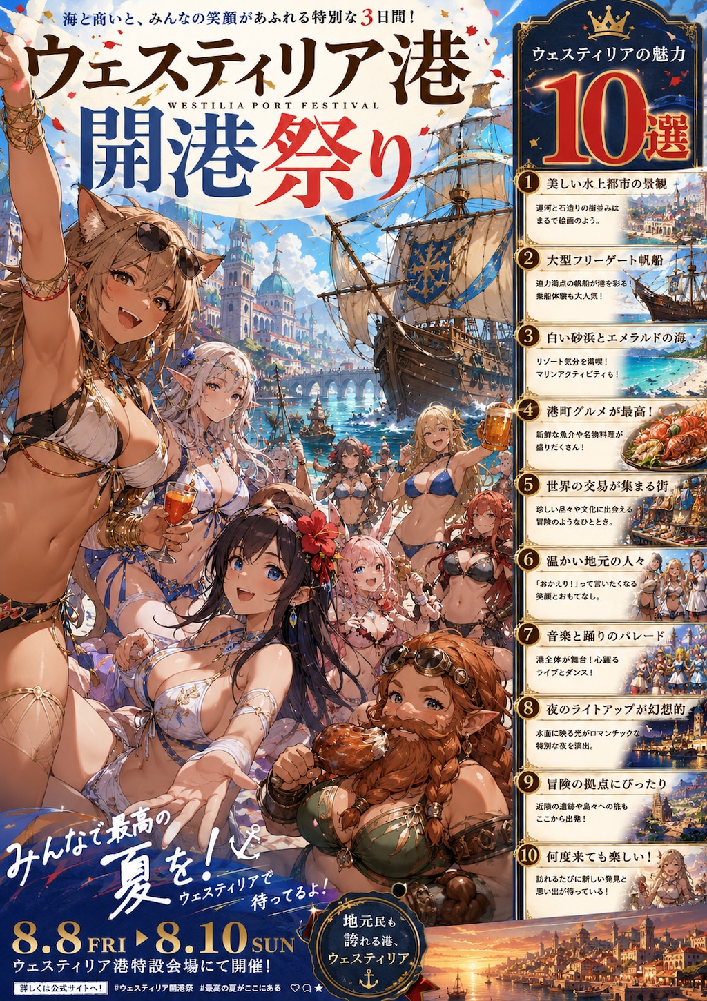 ウェステリア湾開港祭り