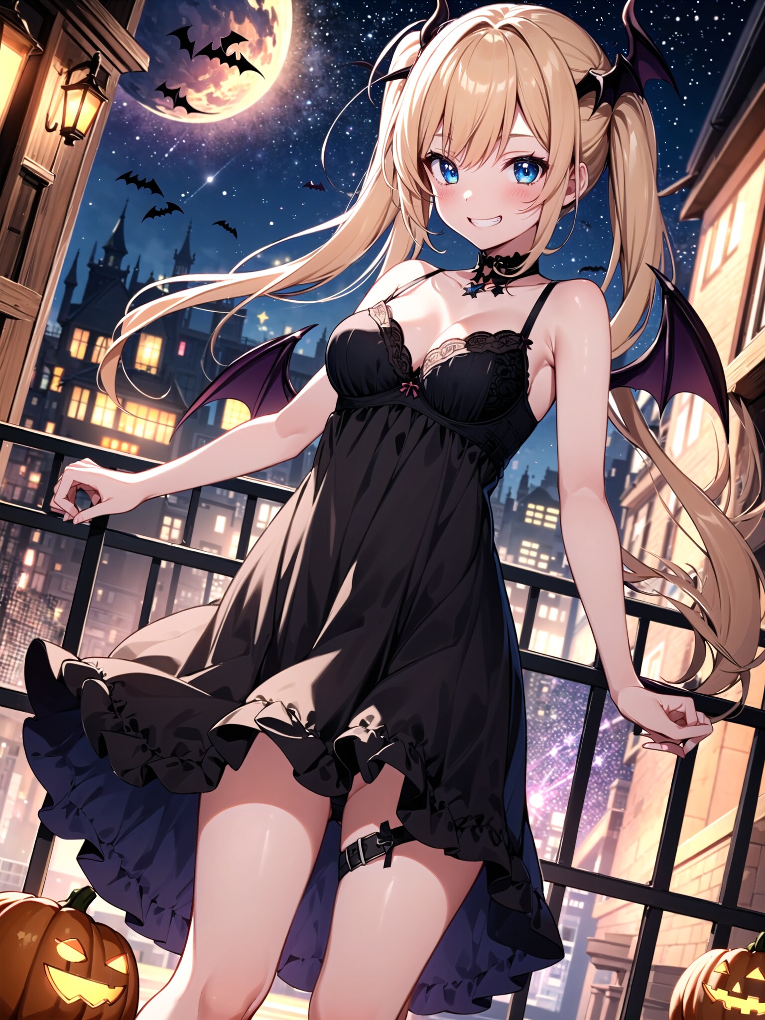 ハロウェイン的なギャル子(´ᾥ`)