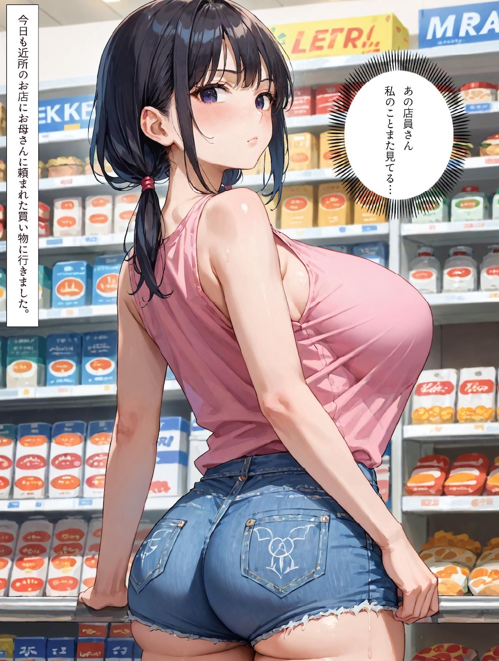 🌰無料体験版🌰早熟なメスガキの私が、自ら？店主のオナホールになった話 1/3