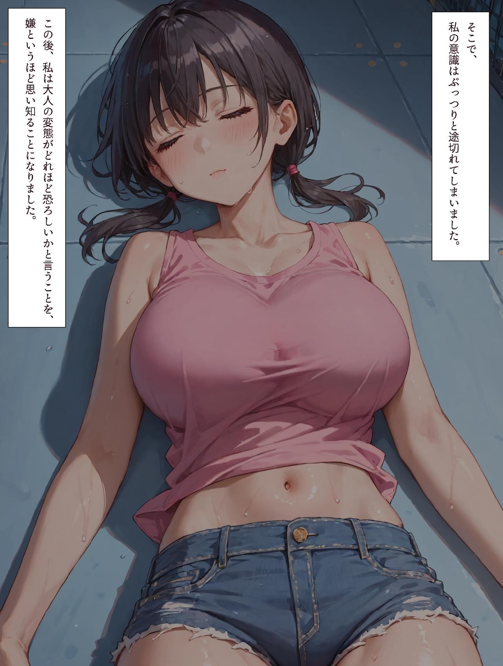 🌰無料体験版🌰早熟なメスガキの私が、自ら？店主のオナホールになった話 1/3