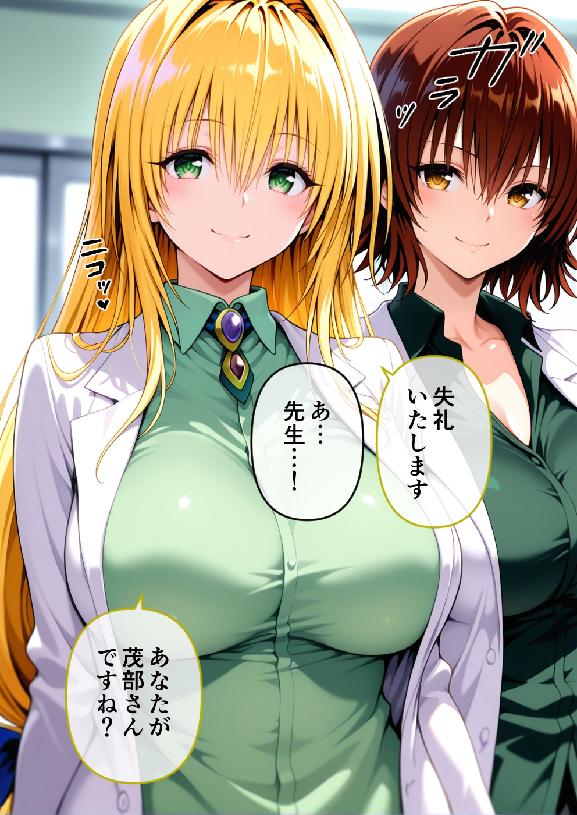 御門涼子＆ティア#8 -Hカップで癒してあげる♡/ハーレム病院 | の人気AIイラスト・グラビア