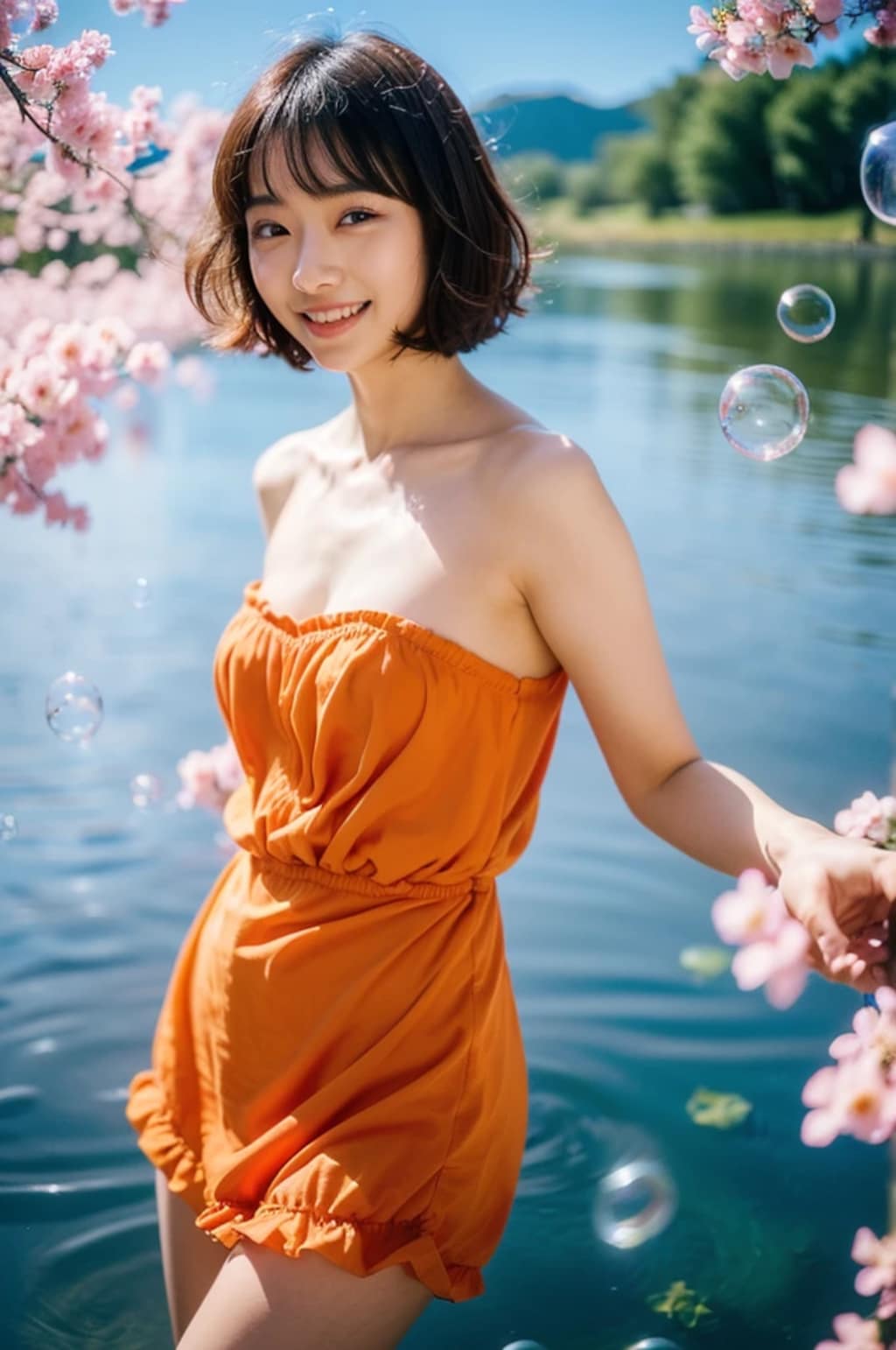 青い瞬きの途中で