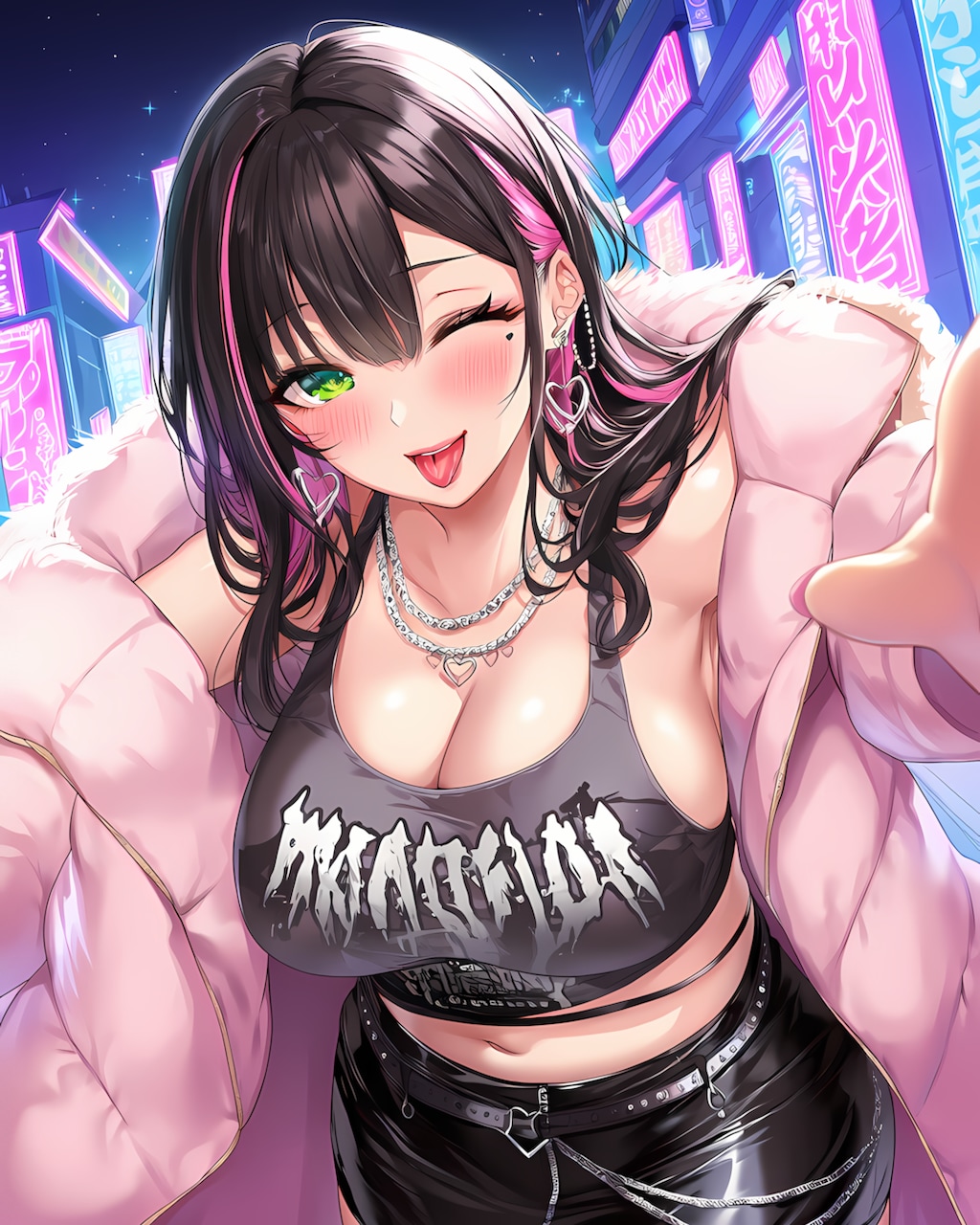 💗ピンクダウン♡夜遊びギャルリナ💗