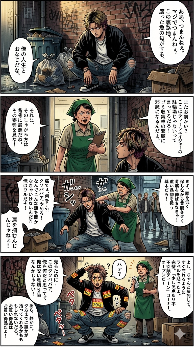 路地裏の悪童の対処法