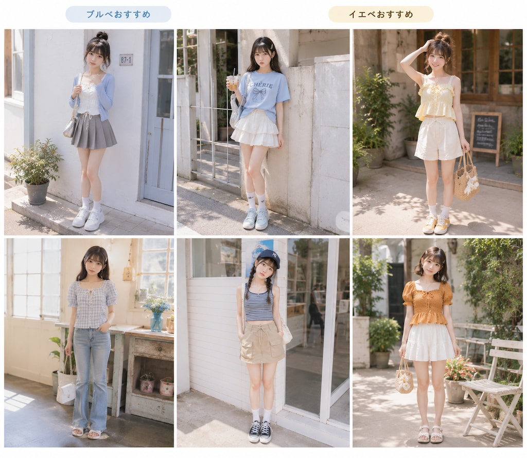 わくわく！夏コーデの年齢を下げていこう！