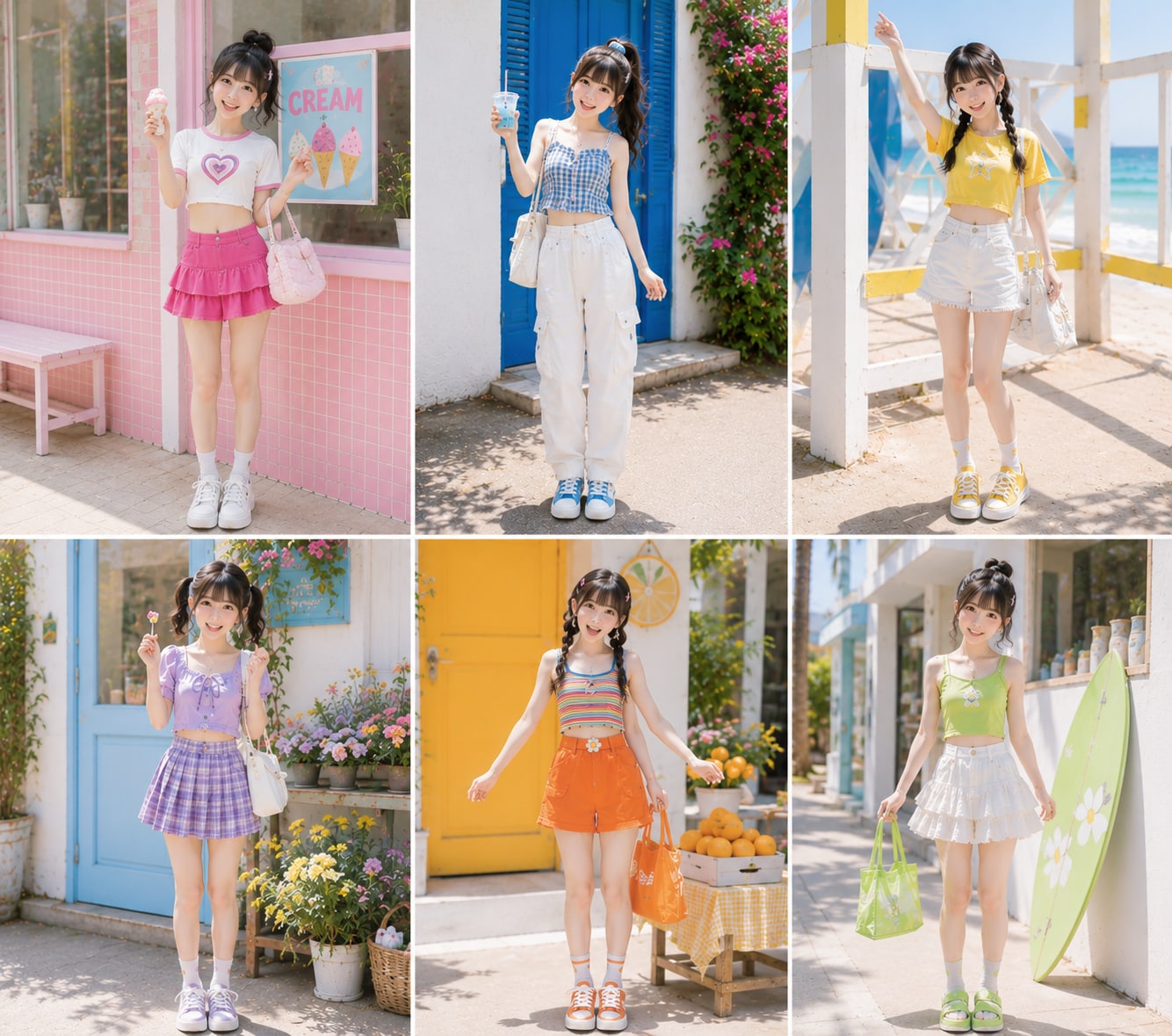 わくわく！夏コーデの年齢を下げていこう！
