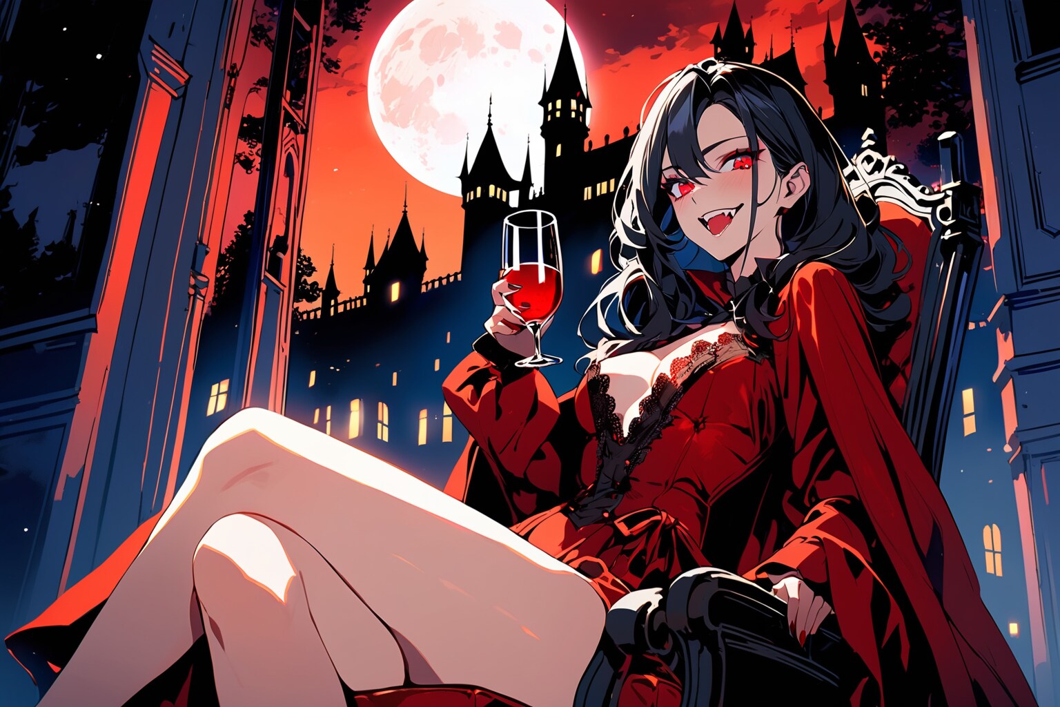 女吸血鬼(VEGA) | の人気AIイラスト・グラビア