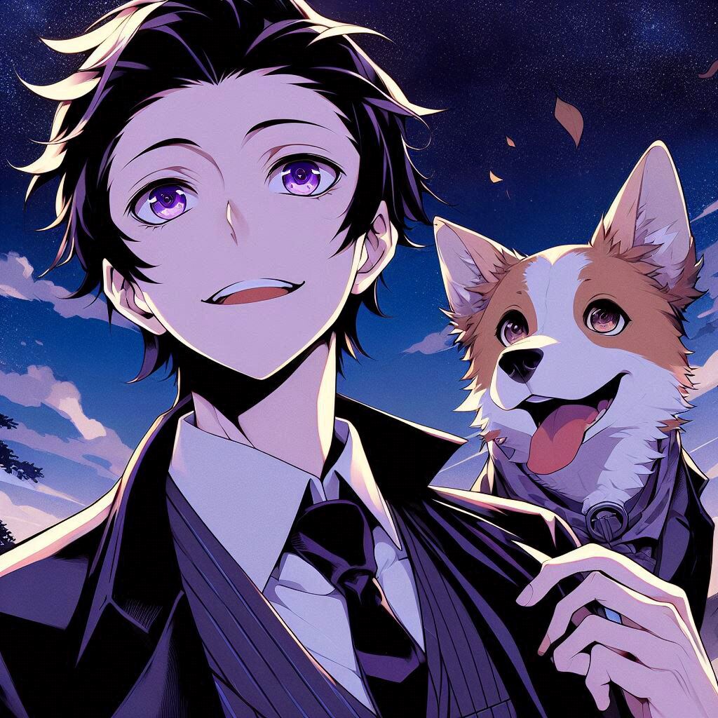 ペットの犬と、黒髪短髪男性★その2-2(12枚)