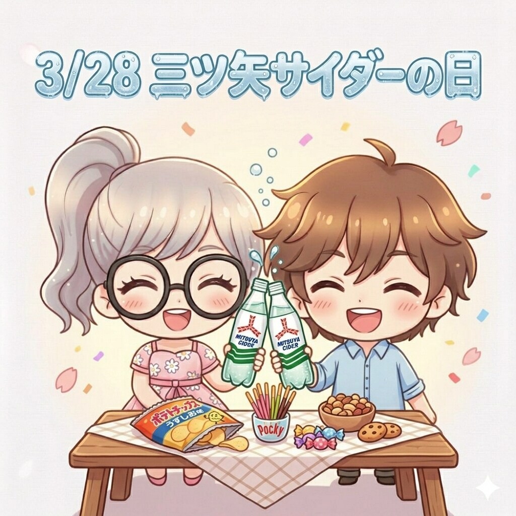今日は「三ツ矢の日・三ツ矢サイダーの日」