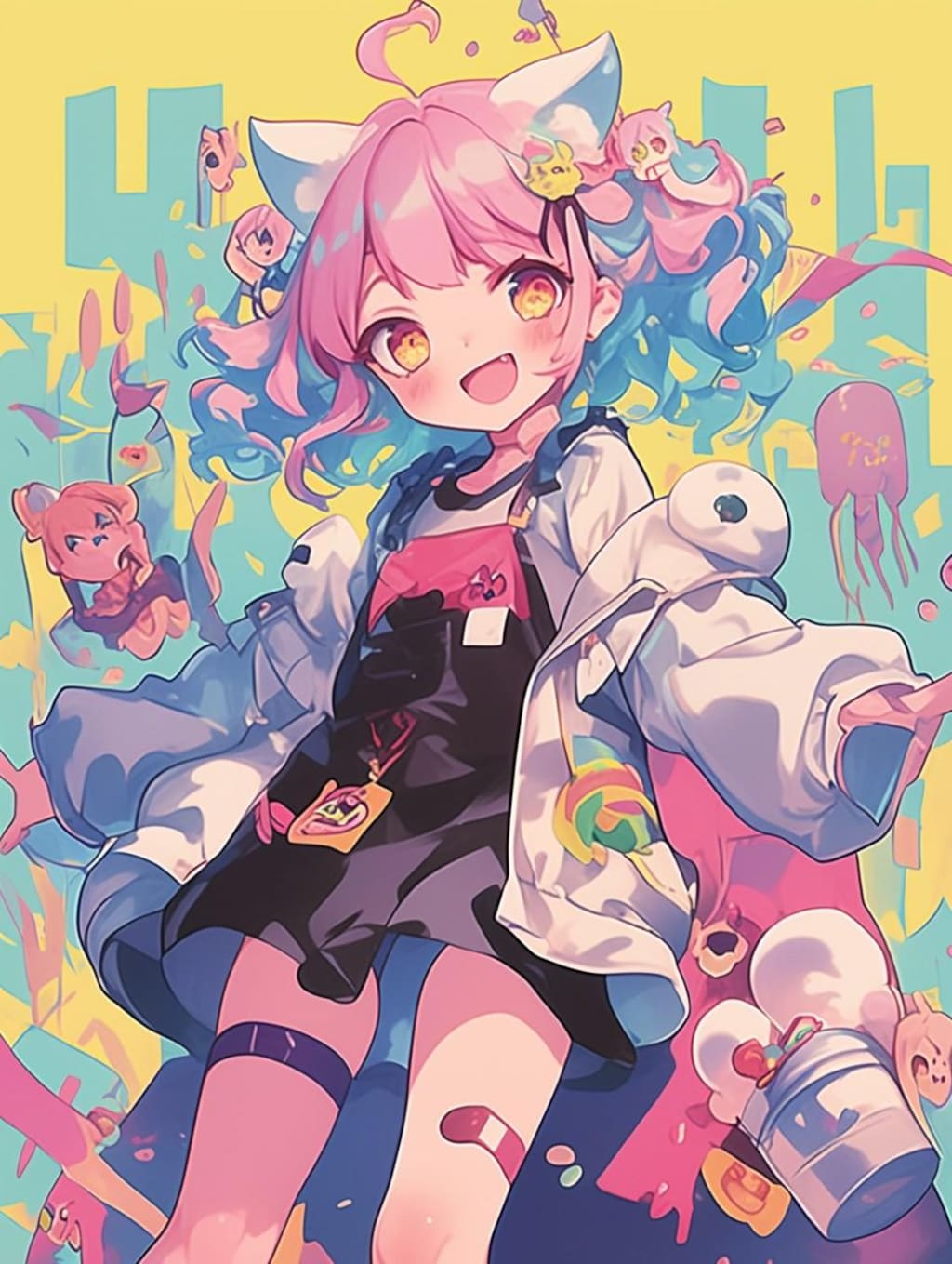 ピンク髪ちゃん