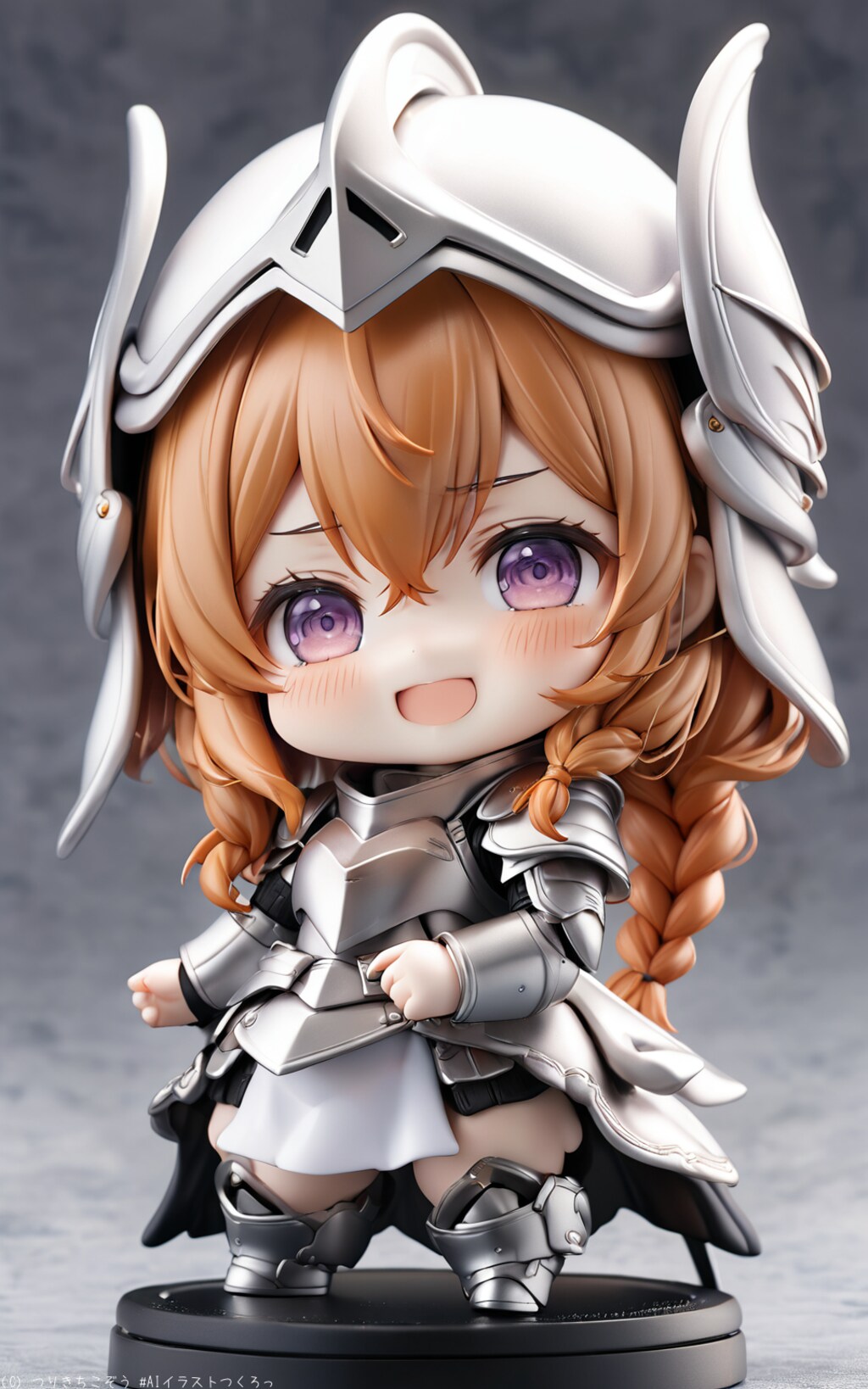 西洋の鎧と少女