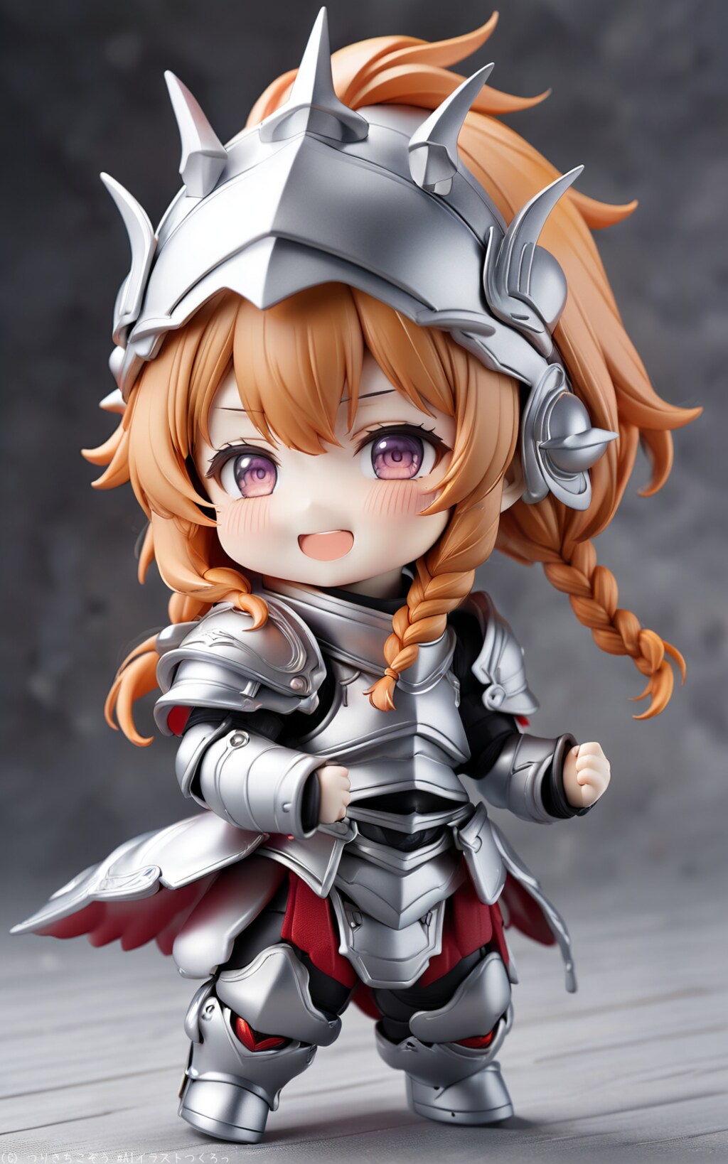 西洋の鎧と少女