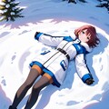 雪のベッド 3枚目