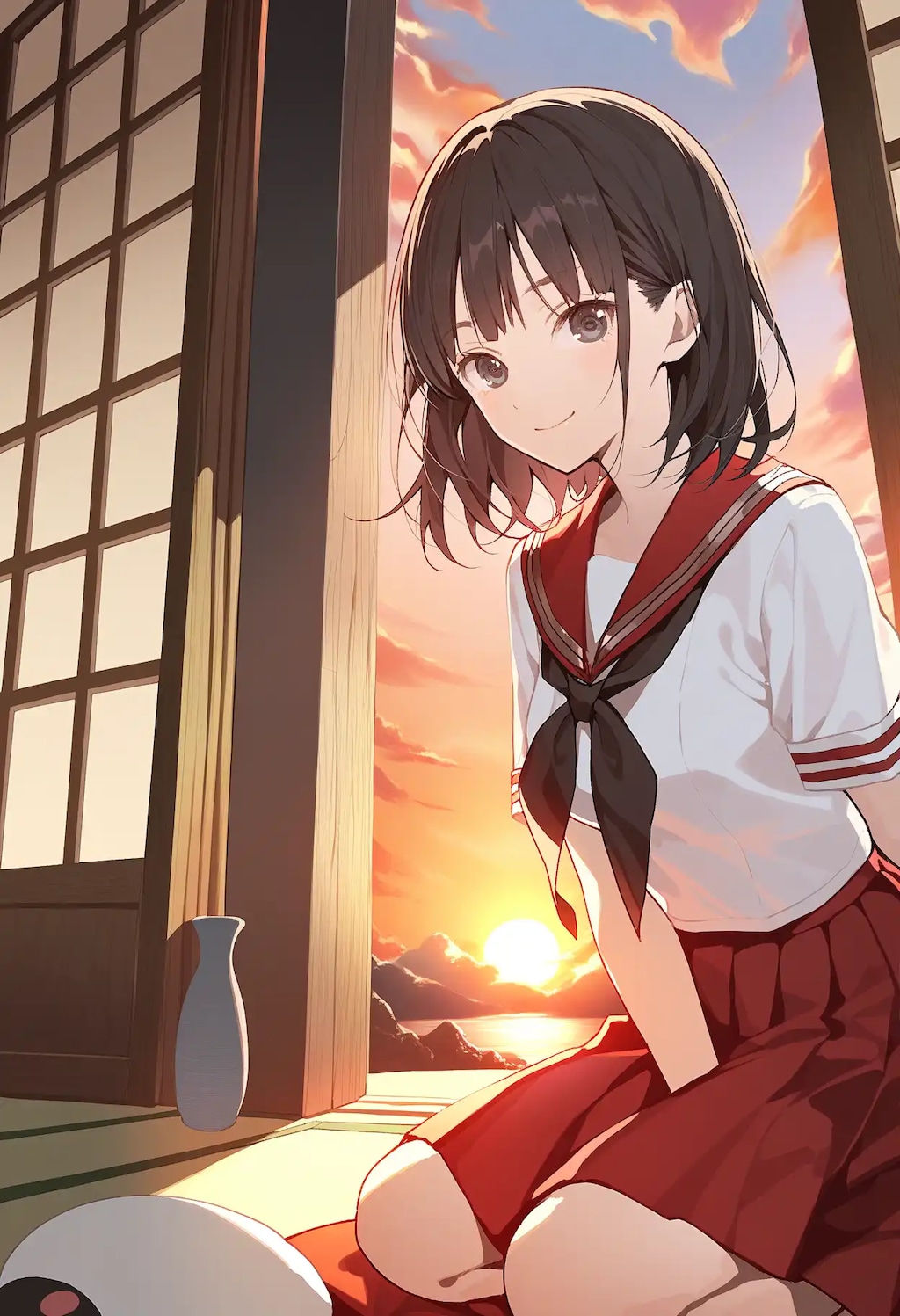 小説『天城幸香、教皇的な黄昏に』【ニャンノ世界】