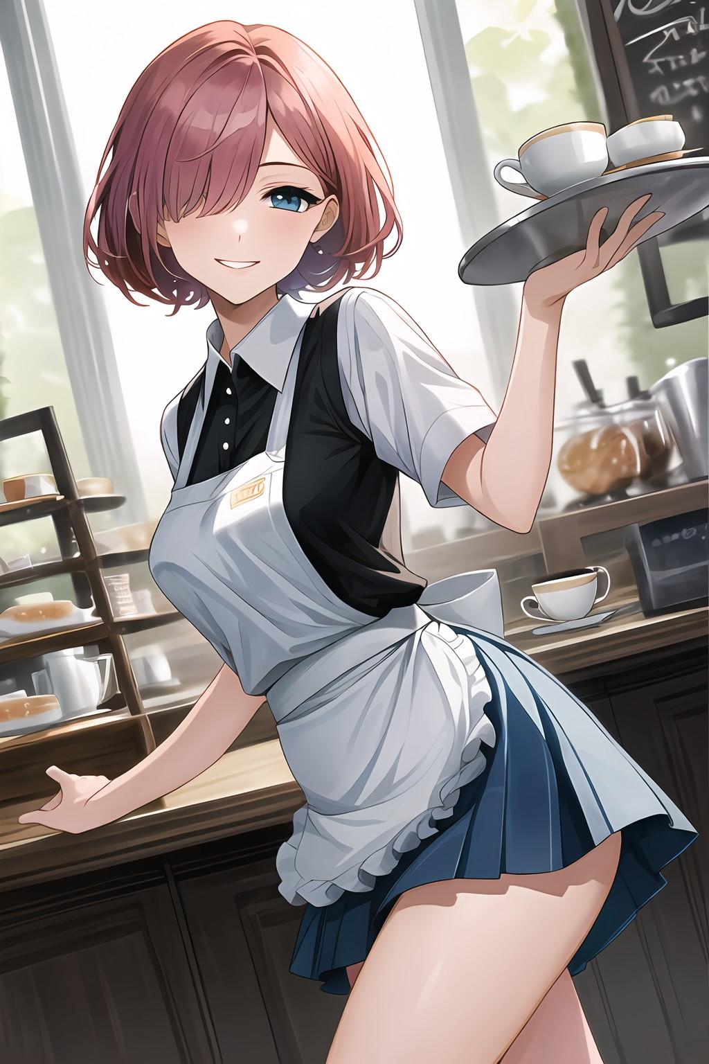 喫茶店のお姉さん