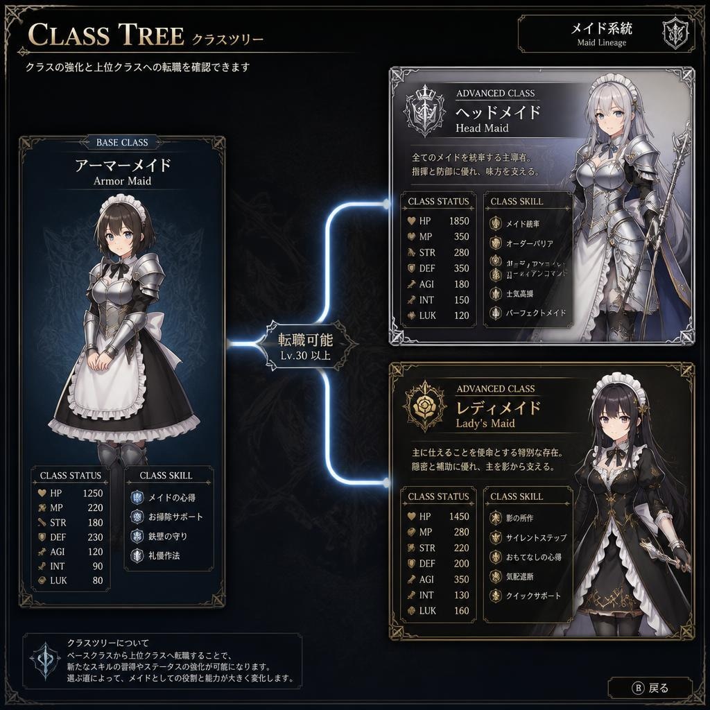 メイド長 or 侍女
