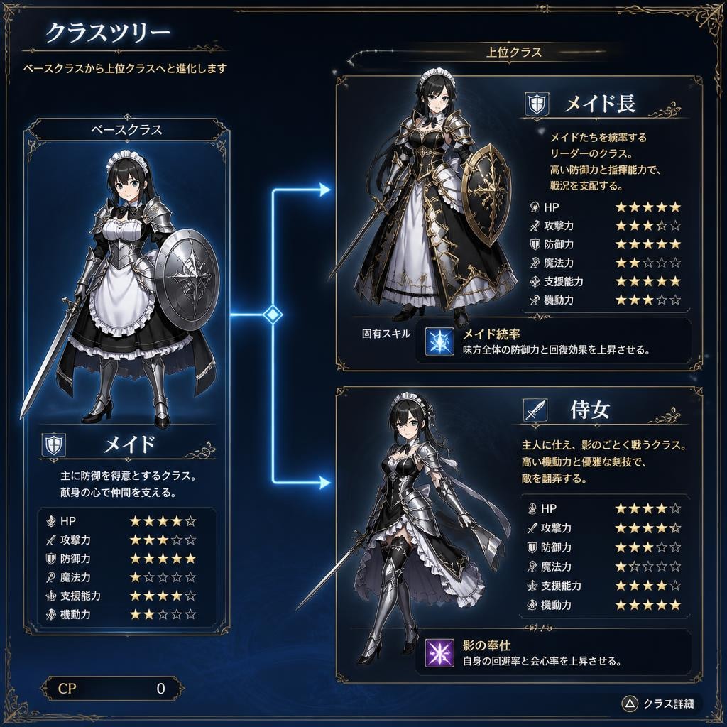 メイド長 or 侍女