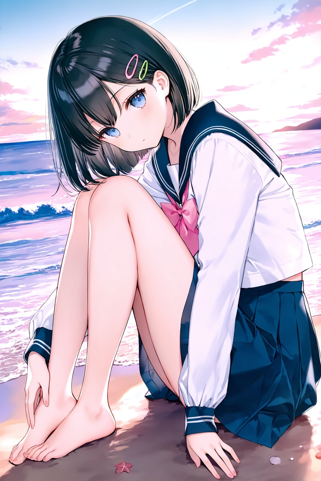 beach(セーラー服)(LILAC)