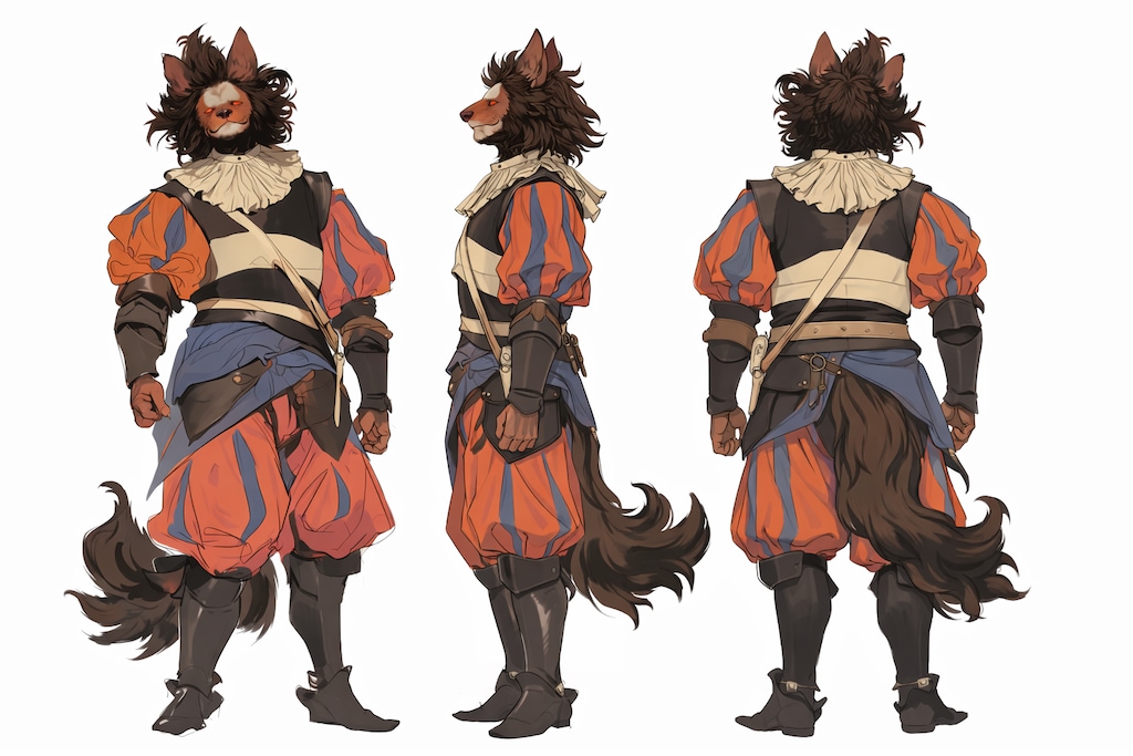 獣人傭兵（キャラデザ16）