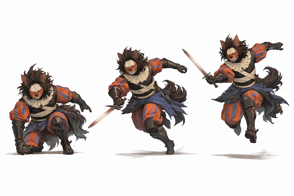 獣人傭兵（キャラデザ16）