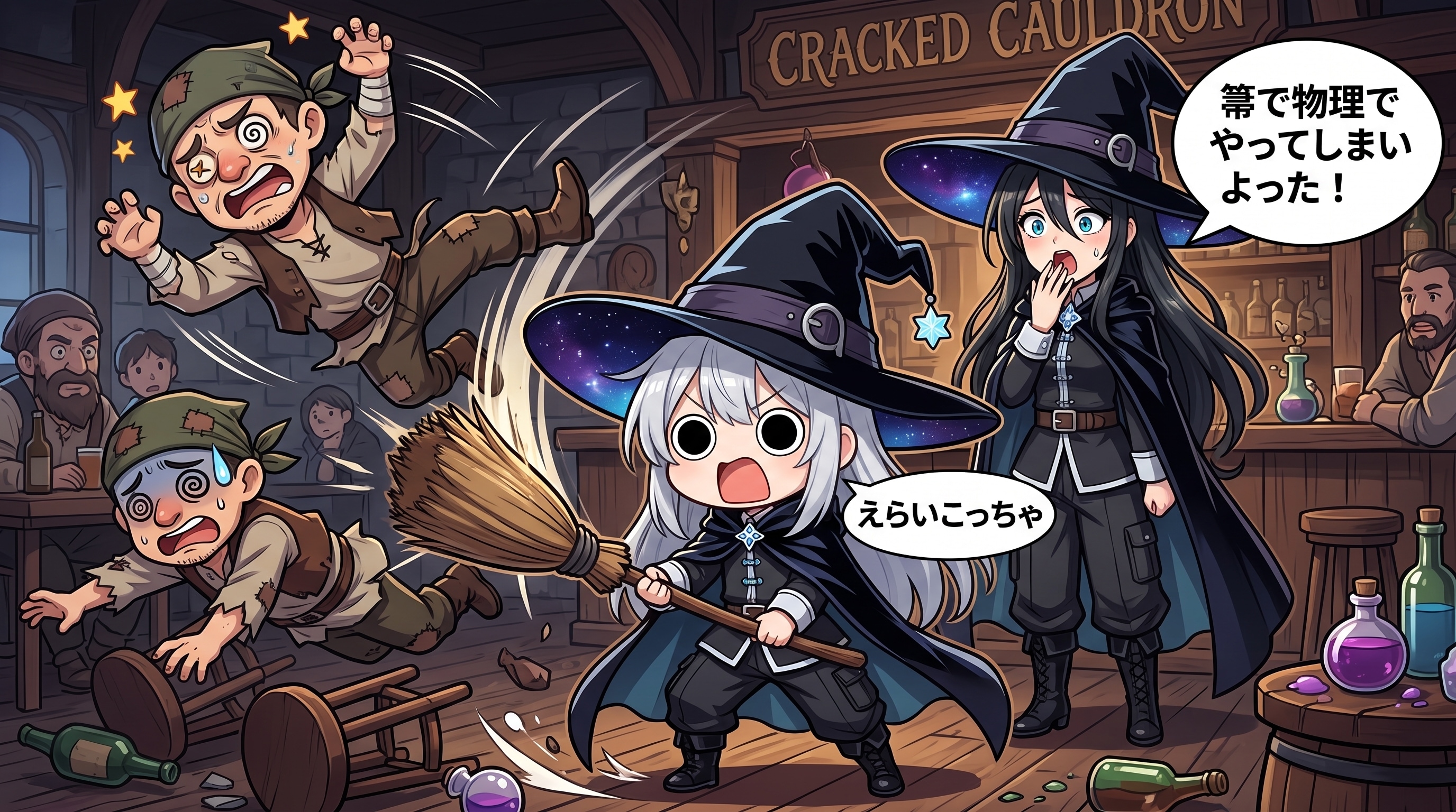 物理箒魔法えらいこっちゃ嬢 | の人気AIイラスト・グラビア