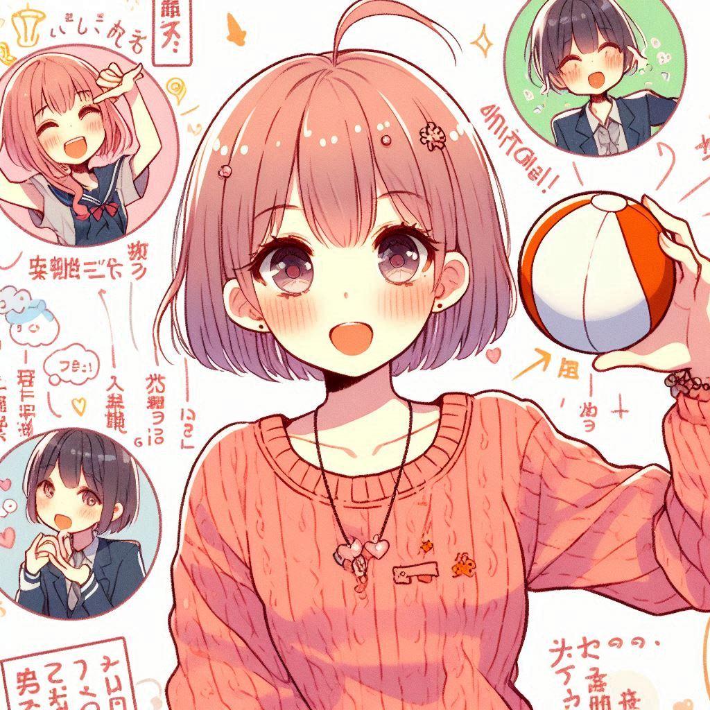 [Dalleさんで]〇ートボールを作る女の子[エートボール] | の人気AIイラスト・グラビア