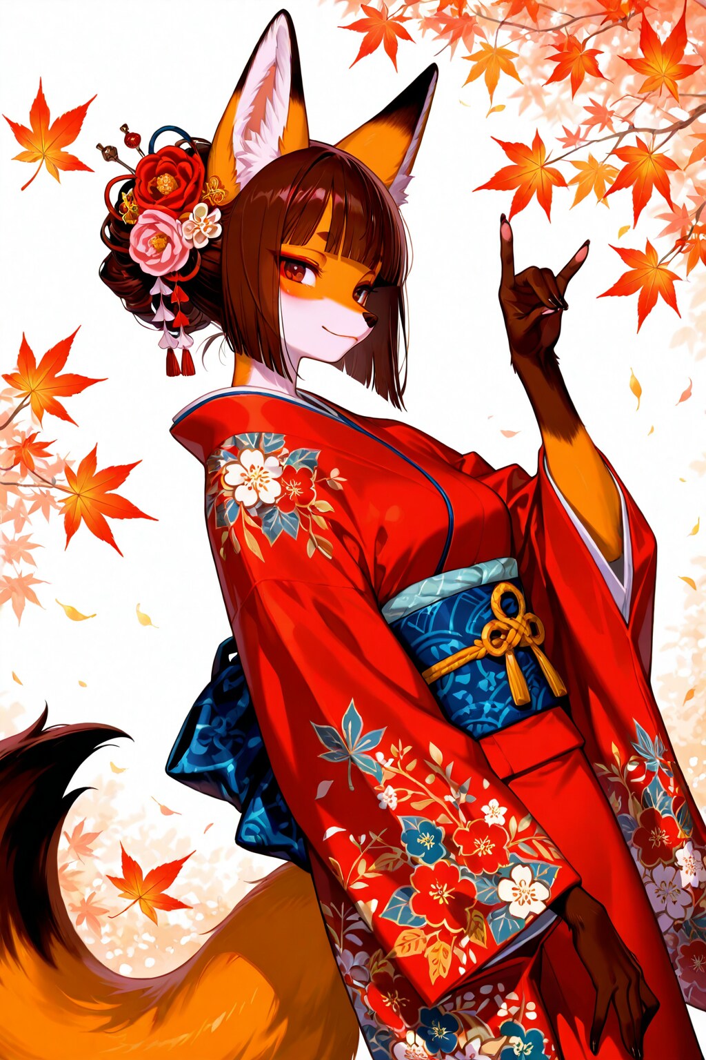 秋のお狐さん　その２