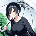 雨の日の女の子 2025　その２１ 3枚目