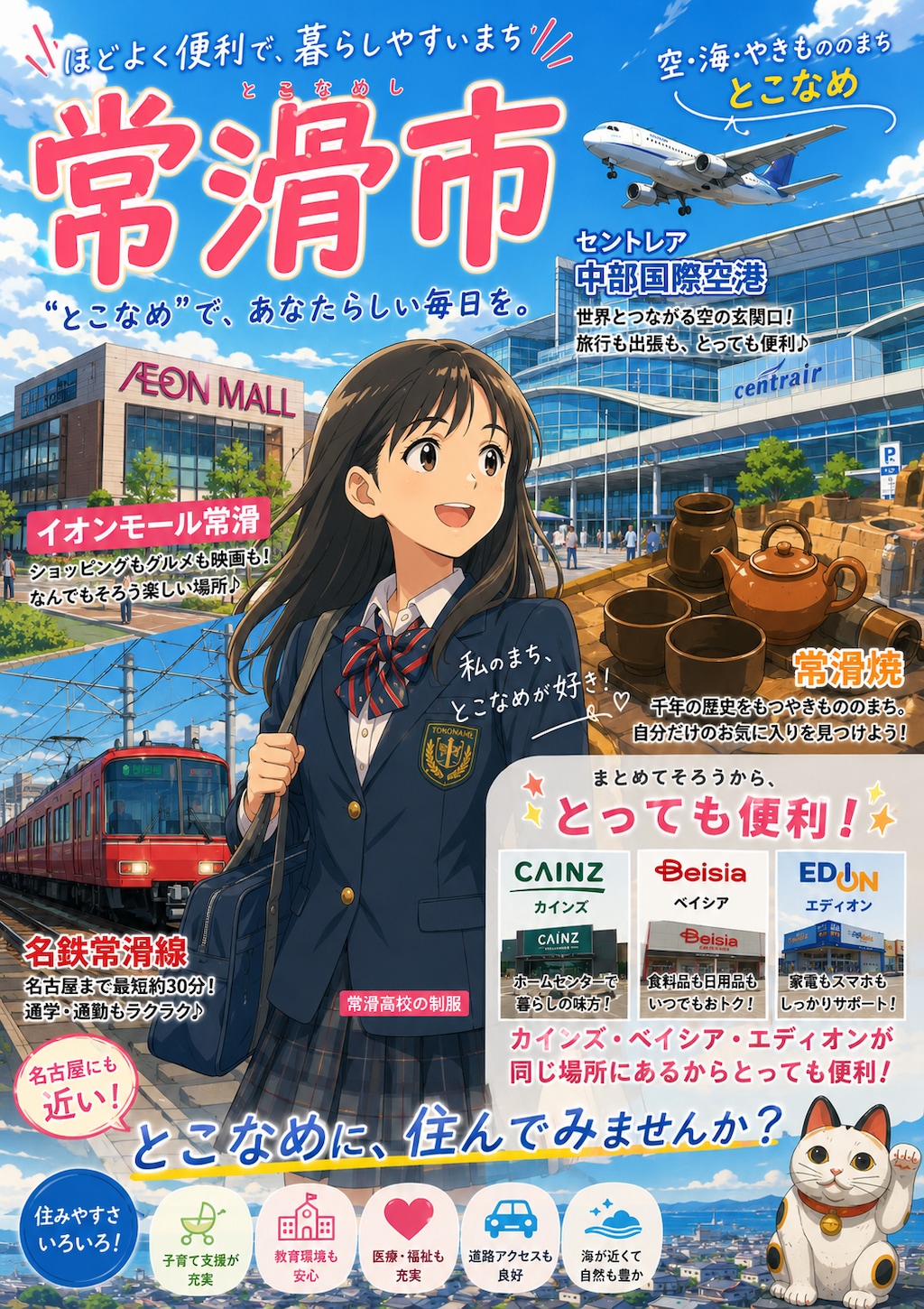 常滑市PRポスター（ニセモノ