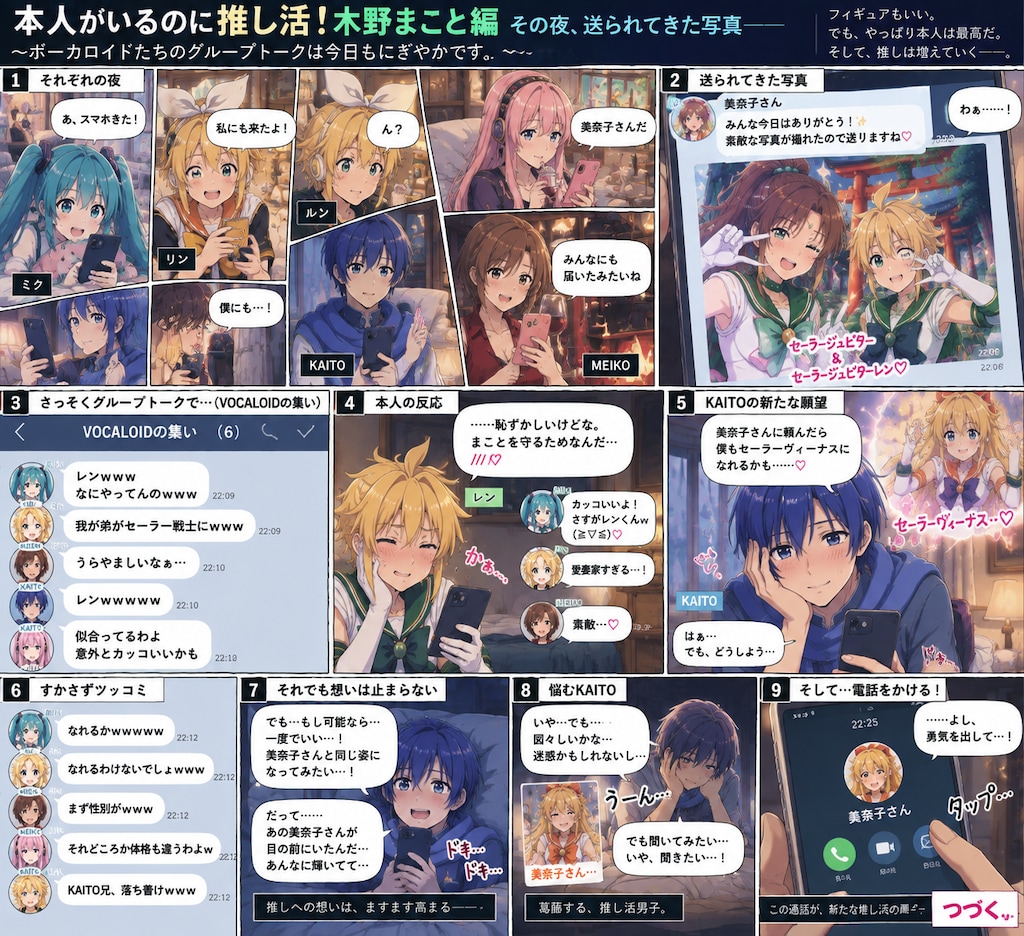 『本人がいるのに推し活！木野まこと編』第4話