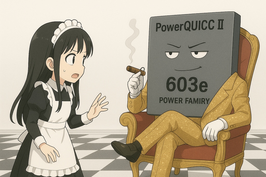 高級マイコンに困惑する女の子