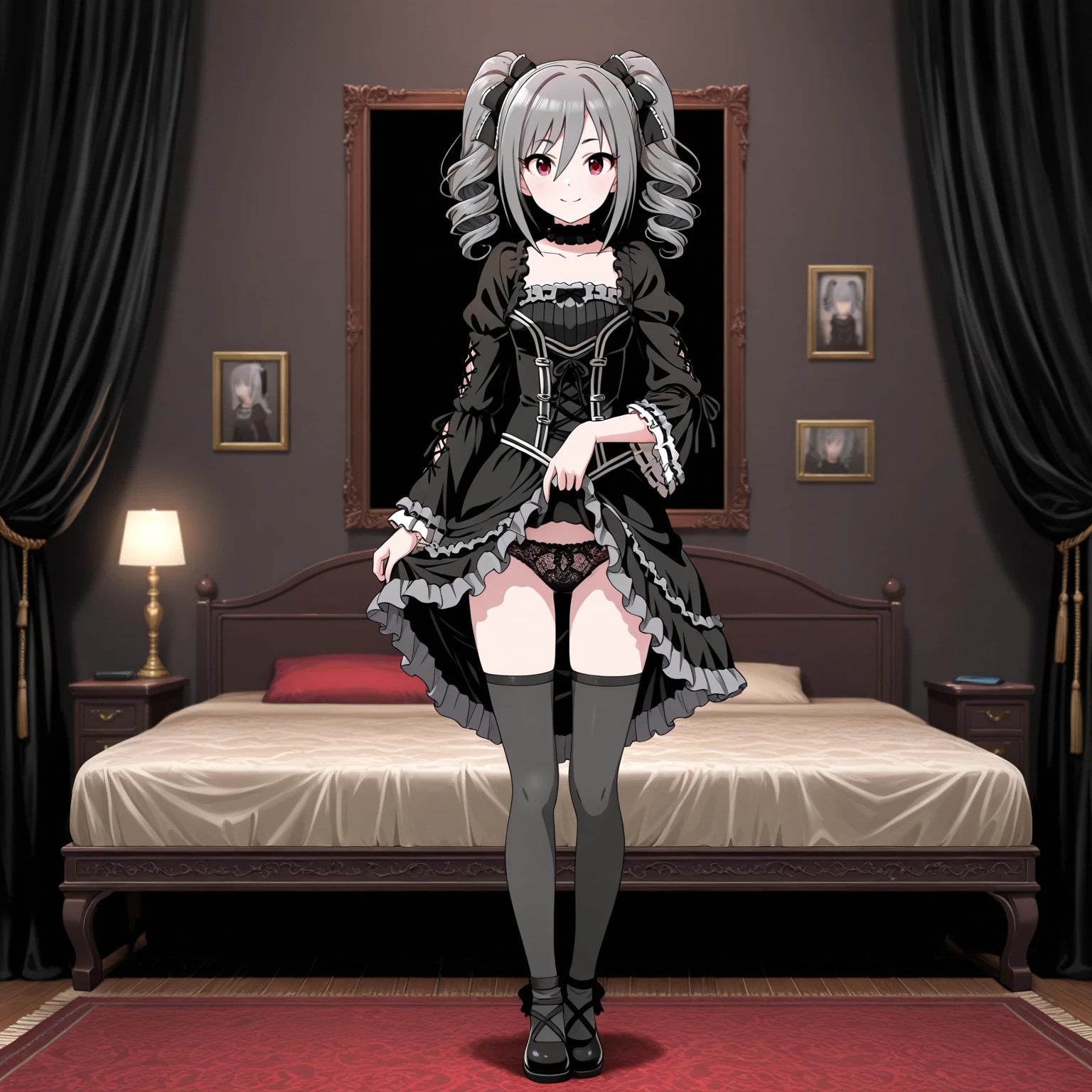 神崎蘭子【たくし上げパンチラ】