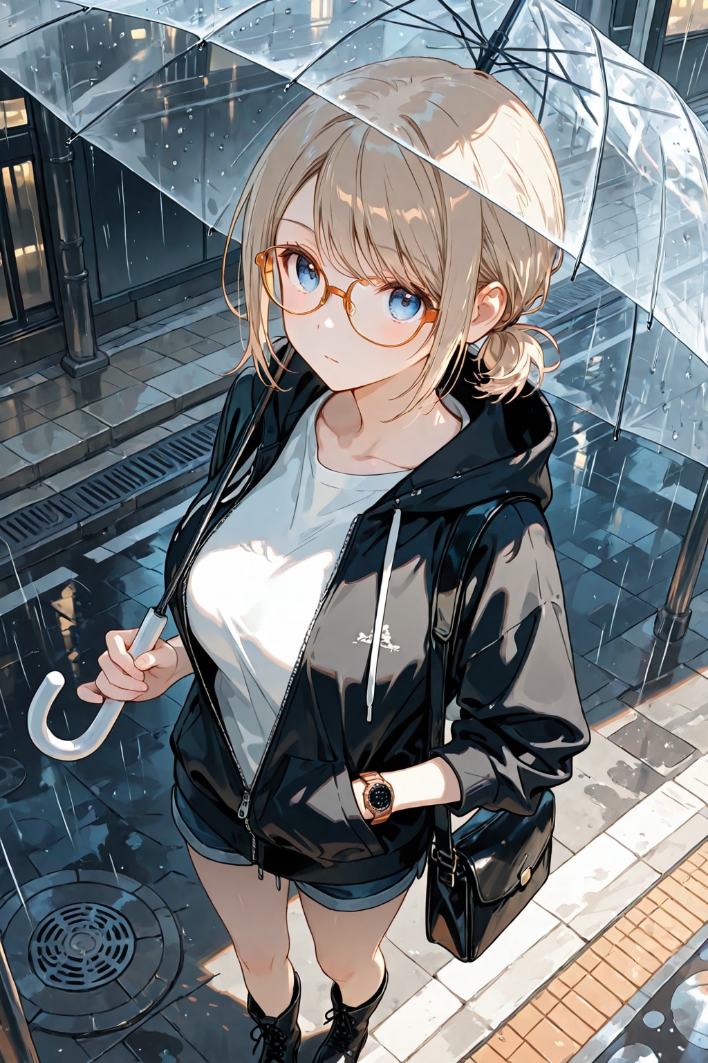 雨　のち晴れ