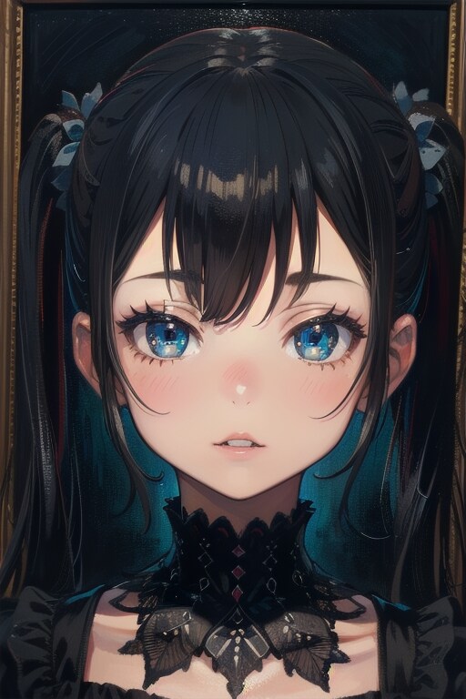 肖像画風ツインテちゃん | の人気AIイラスト・グラビア