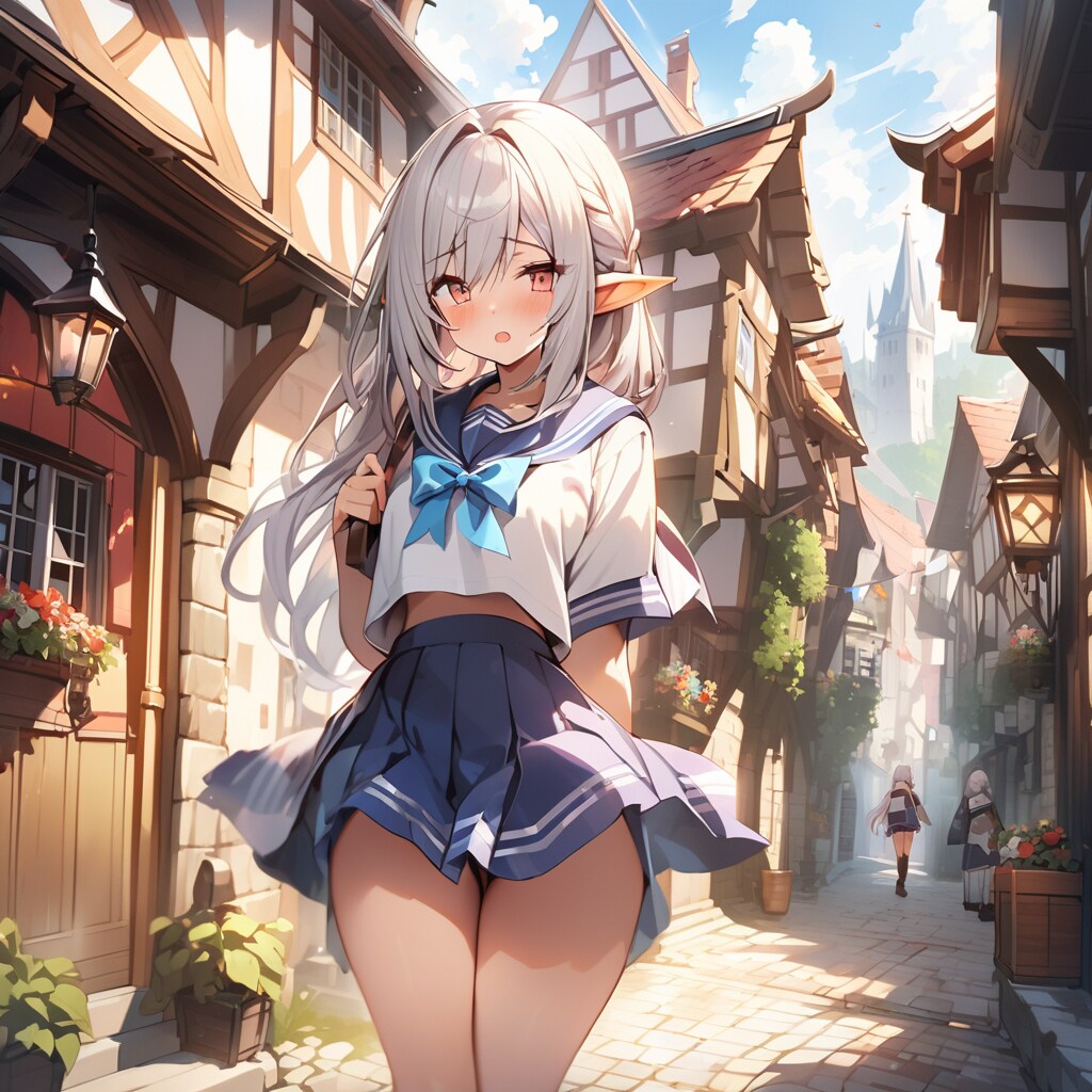 エルフ転生女子高生