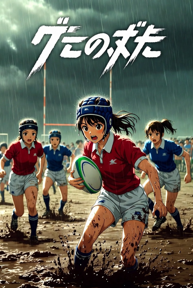🏉泥まみれの女子ラグビー 159 | の人気AIイラスト・グラビア