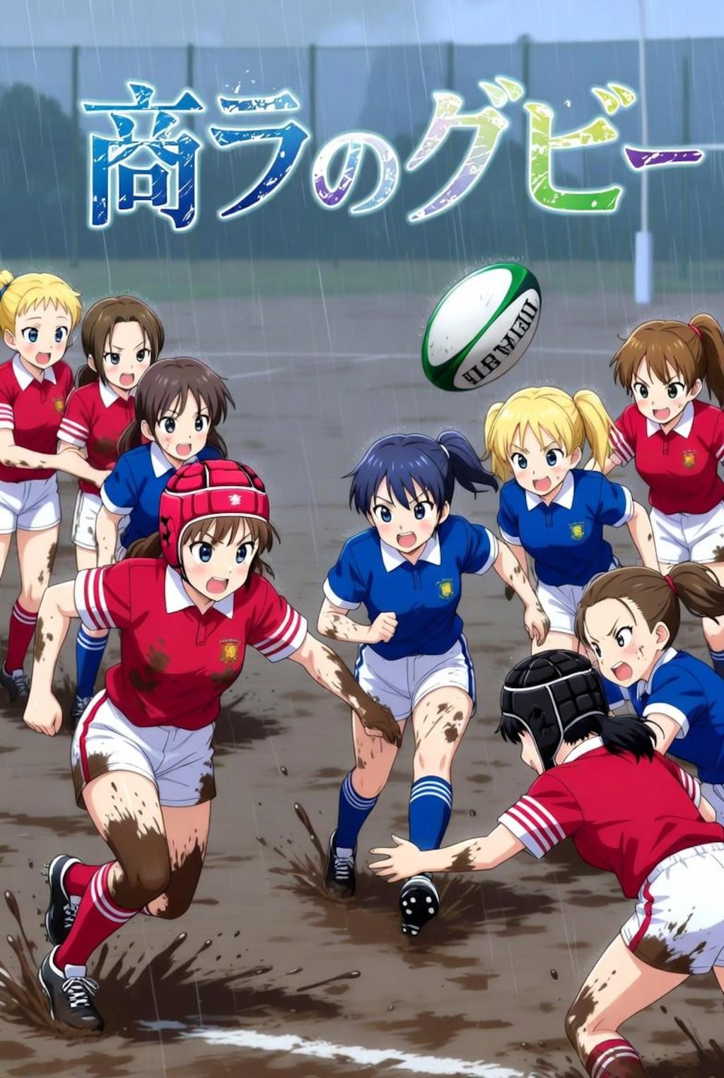 🏉泥まみれの女子ラグビー 159