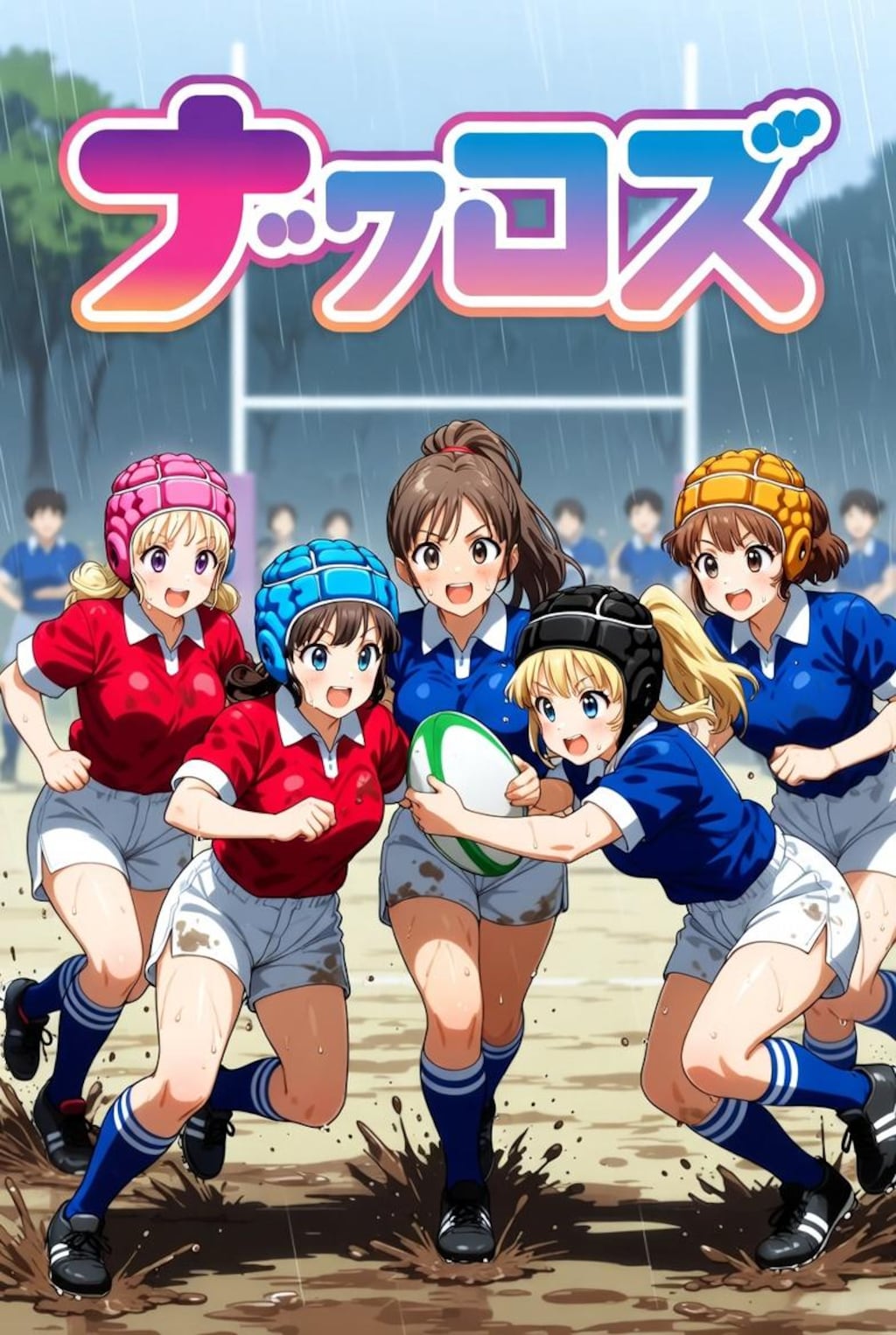 🏉泥まみれの女子ラグビー 159