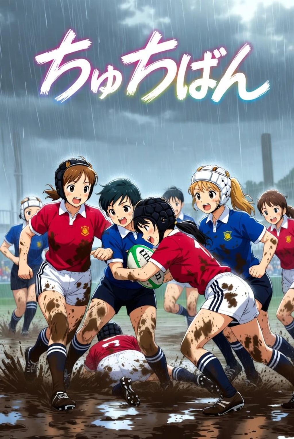 🏉泥まみれの女子ラグビー 159