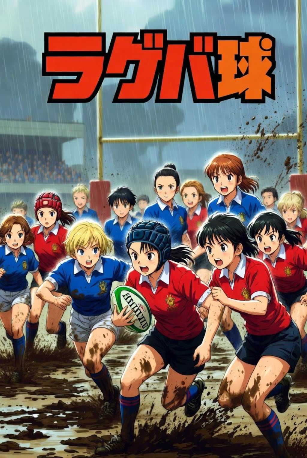 🏉泥まみれの女子ラグビー 159