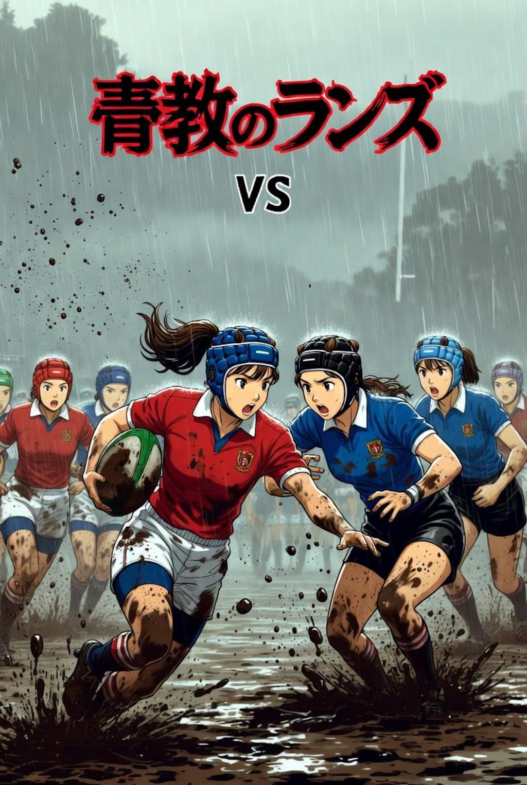 🏉泥まみれの女子ラグビー 159