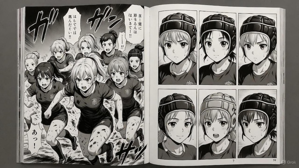 🏉泥まみれの女子ラグビー 159