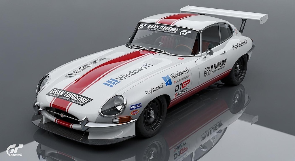 ジャガーEタイプグランツーリスモプレゼントカー