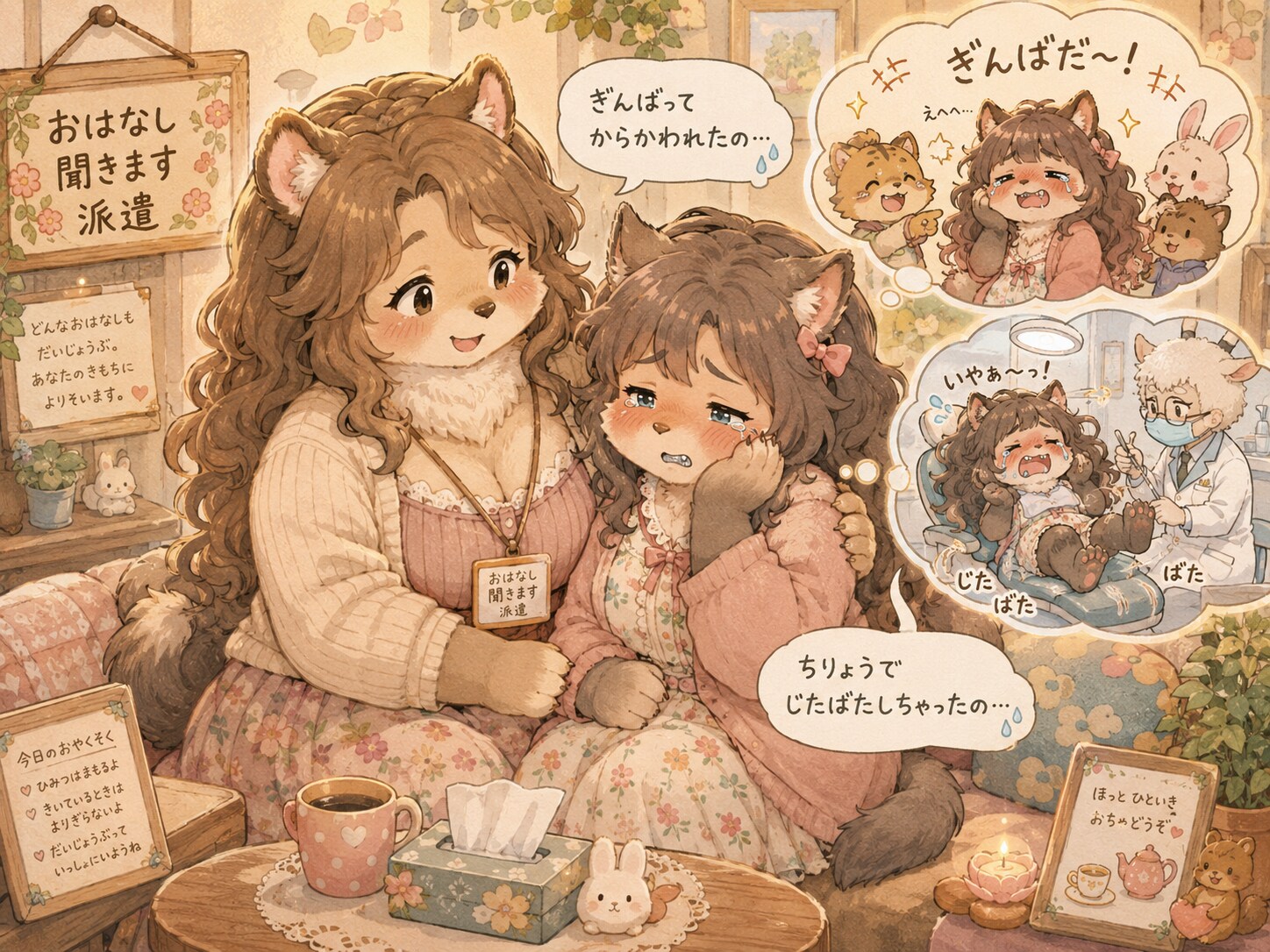 おはなし聞きます派遣のおねえさん