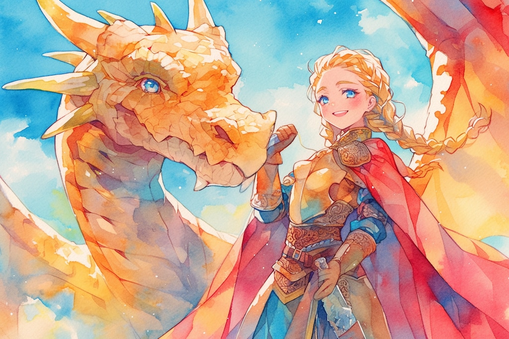 ドラゴンと少女（竜騎士）160